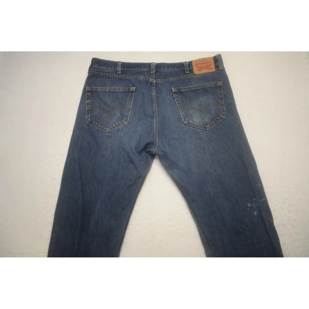 Levi's 505 Regular Fit Straight Leg Denim Blue Jeans‎ Mens Size 40 x 32